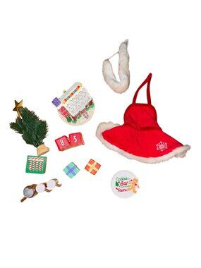 American Girl Doll/Our Generation 18 in Doll Accessories Christmas Lot-GUC
